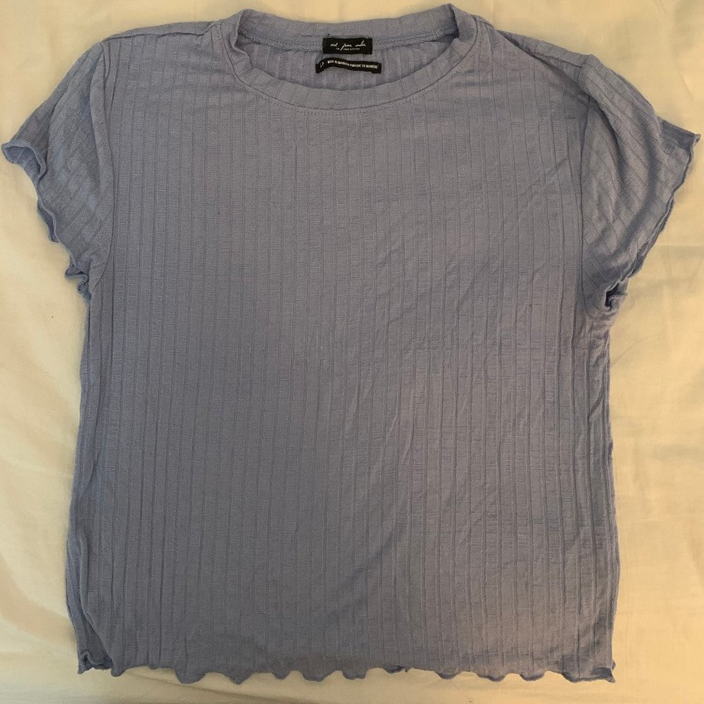 Lilac Lettuce Edged Urban Outfitters Top